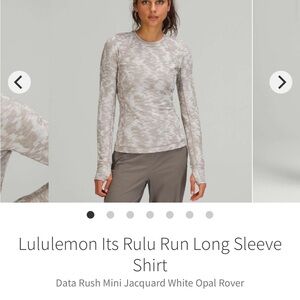 lululemon athletica Long Sleeve Tee - White Opal